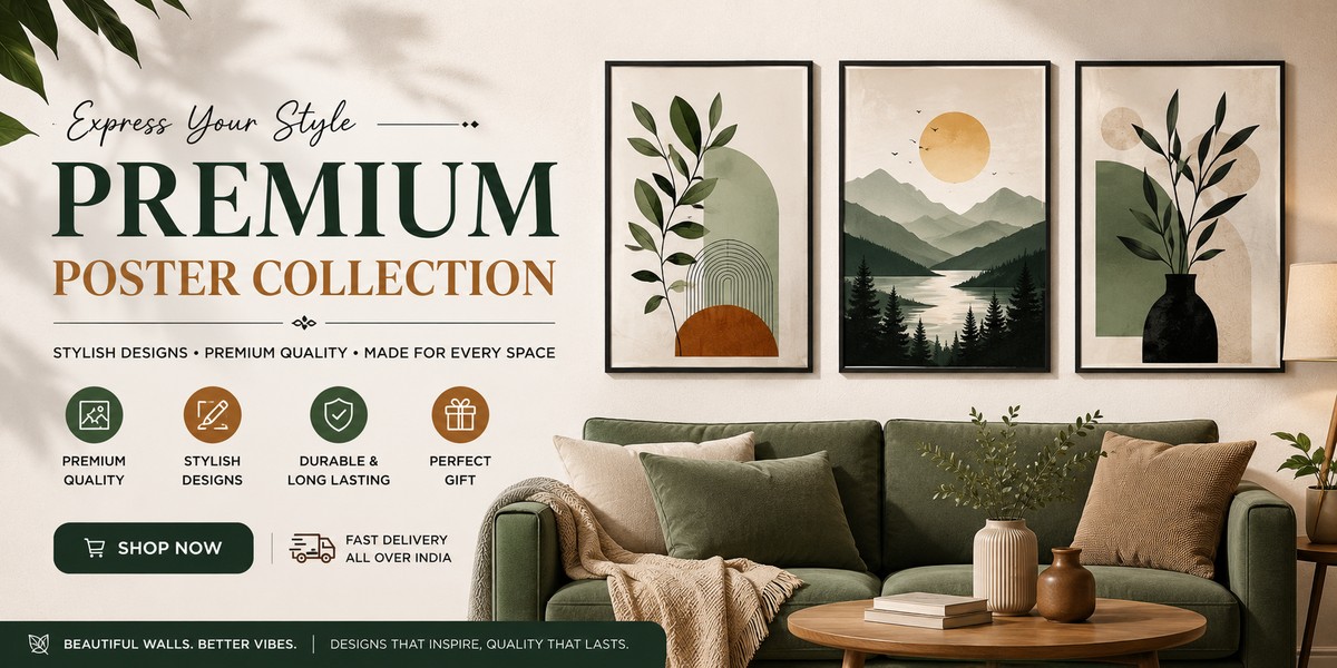 Premium Wallpapers and Murals Banner